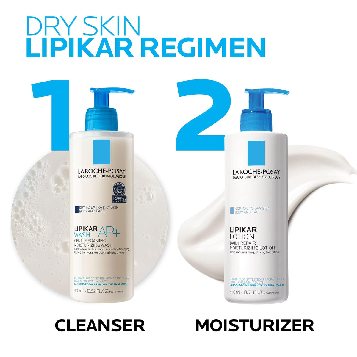 La Roche-Posay Lipikar Moisturizing Body Lotion for Dry Skin, 13.5oz La Roche-Posay
