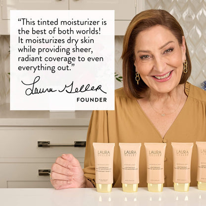 LAURA GELLER Quench-n-Tint Tinted Moisturizer, Hydrating - Light/Medium LAURA GELLER NEW YORK