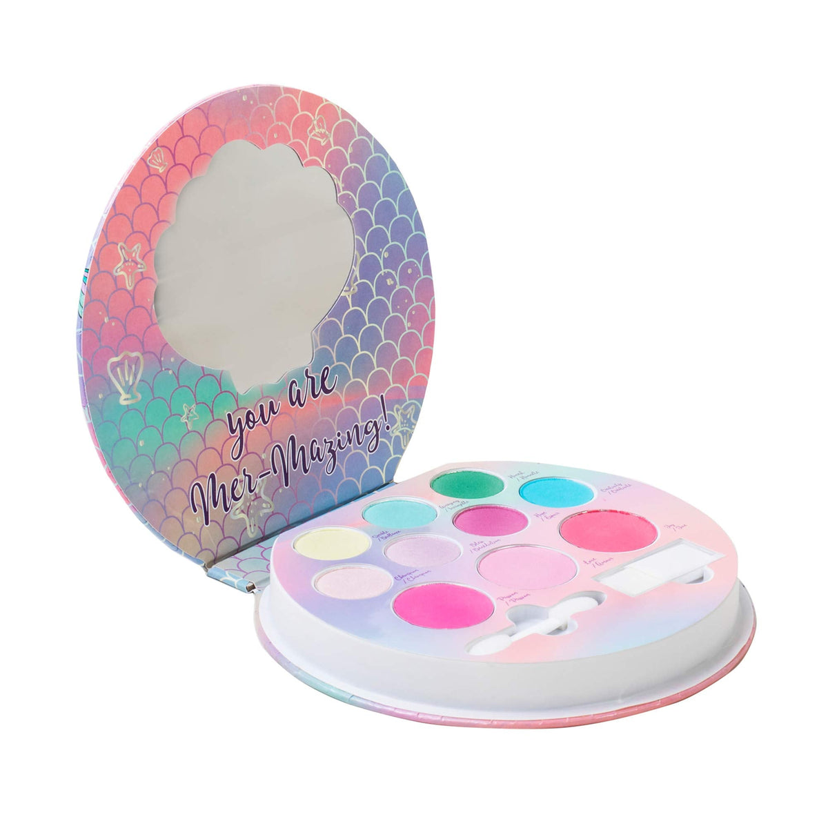 Lip Smacker Sparkle & Shine Eyeshadow Makeup Palette, Mermaid Palette Shimmer | Christmas Make Up Collection | Holiday Present | Gift for Girls Lip Smacker
