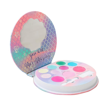 Lip Smacker Sparkle & Shine Eyeshadow Makeup Palette, Mermaid Palette Shimmer | Christmas Make Up Collection | Holiday Present | Gift for Girls Lip Smacker