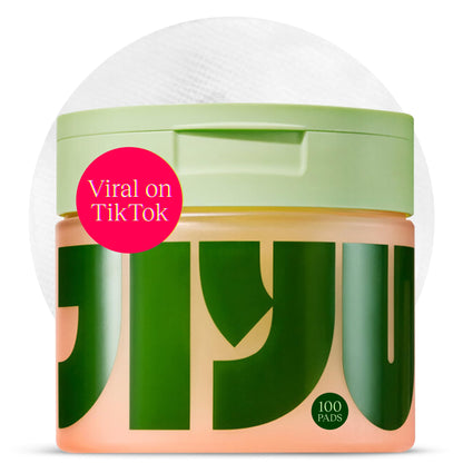 JIYU Toner Pads - Korean Skincare for Dark Spots, Wrinkles & Dull Skin - Hydrating Facial Treatment with Snail Mucin, Niacinamide, Peptides & Centella - 100 Count JIYU