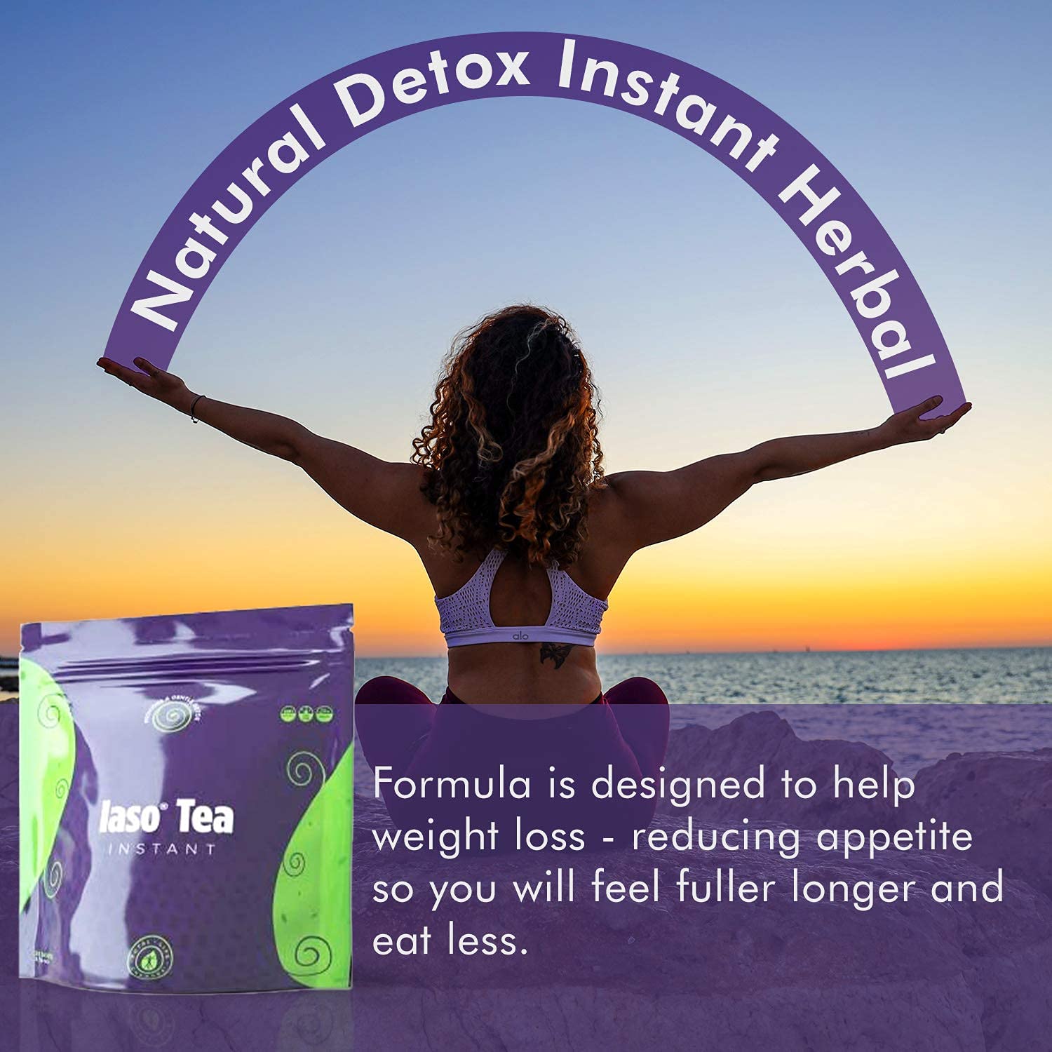 TLC Total Life Changes IASO Natural Detox Instant Herbal Tea - Expiration Date on the Top Total Life Changes buy australia supplements