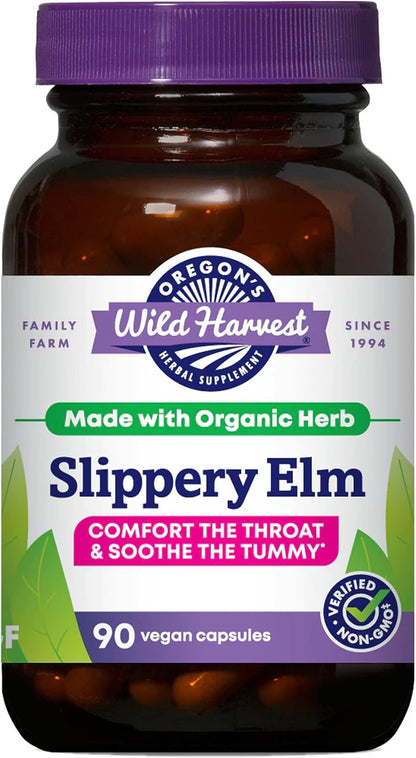 Oregon's Wild Harvest Slippery Elm Organic Capsules, 90 Count Gsupps Australia