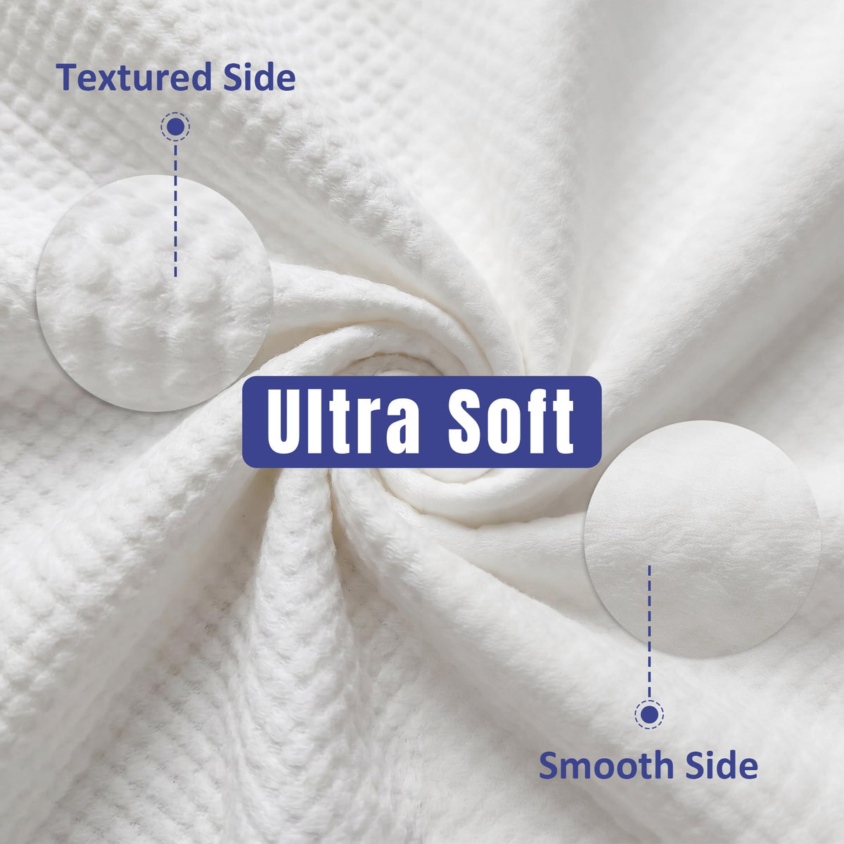 Ourmed Life Clean Face Towels Disposable, Ultra Soft & Absorbent, 100 Ct ourmed life