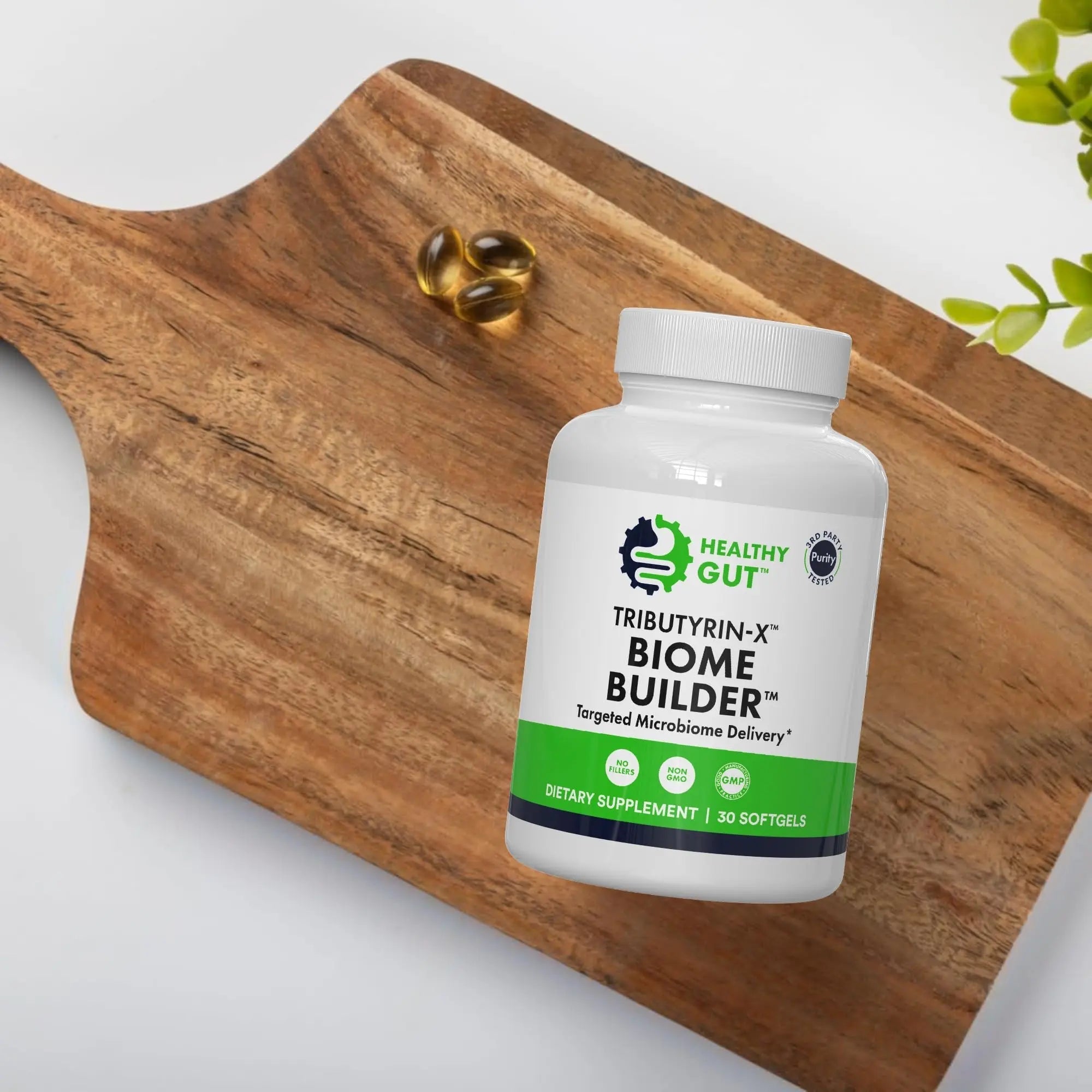 Healthy Gut Tributyrin-X | Most Bioavailable Butyrate Postbiotic for Gut Health & Leaky Gut Support | 99% Pure w/Zero Odor | 30 Softgels Healthy Gut buy australia supplements