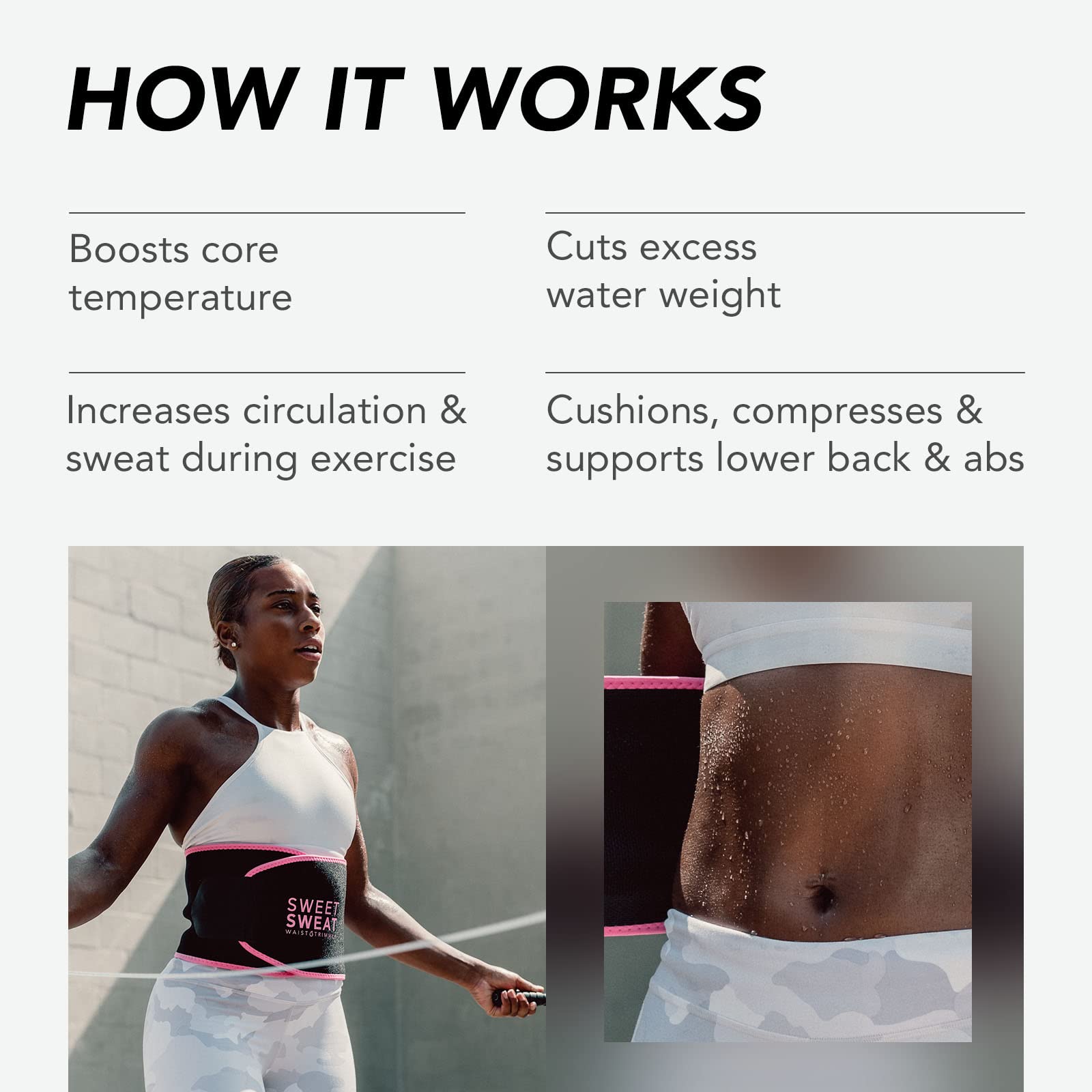 Sports Research Sweet Sweat Waist Trimmer Get More from Your Workout - Medium Sports Research buy australia supplements
