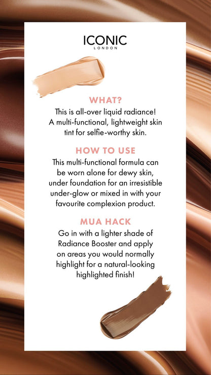 ICONIC LONDON Radiance Booster Tinted Moisturizer | Sand Glow, 1.01 Fl Oz ICONIC LONDON