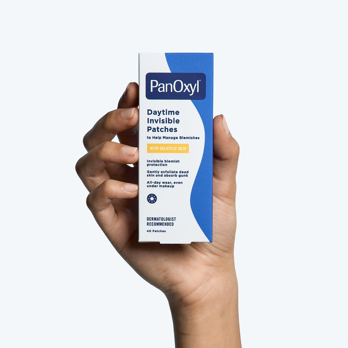 PanOxyl Daytime Invisible Patches, Salicylic Acid, 40ct, 20 Large & Small PanOxyl