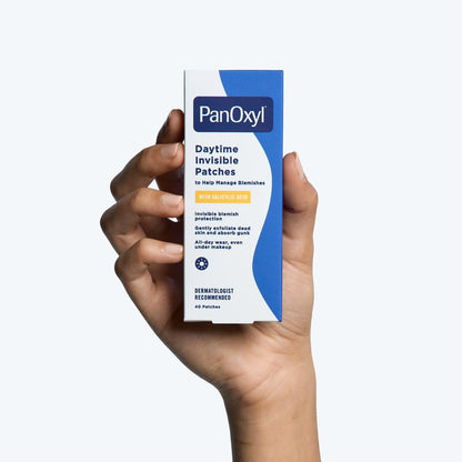 PanOxyl Daytime Invisible Patches, Salicylic Acid, 40ct, 20 Large & Small PanOxyl