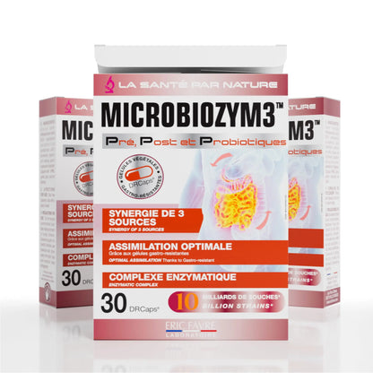 ERIC FAVRE Probiotics for Women Digestive Health – Triple Action with Prebiotics and Postbiotics, Reduces Bloating & Gas ERIC FAVRE