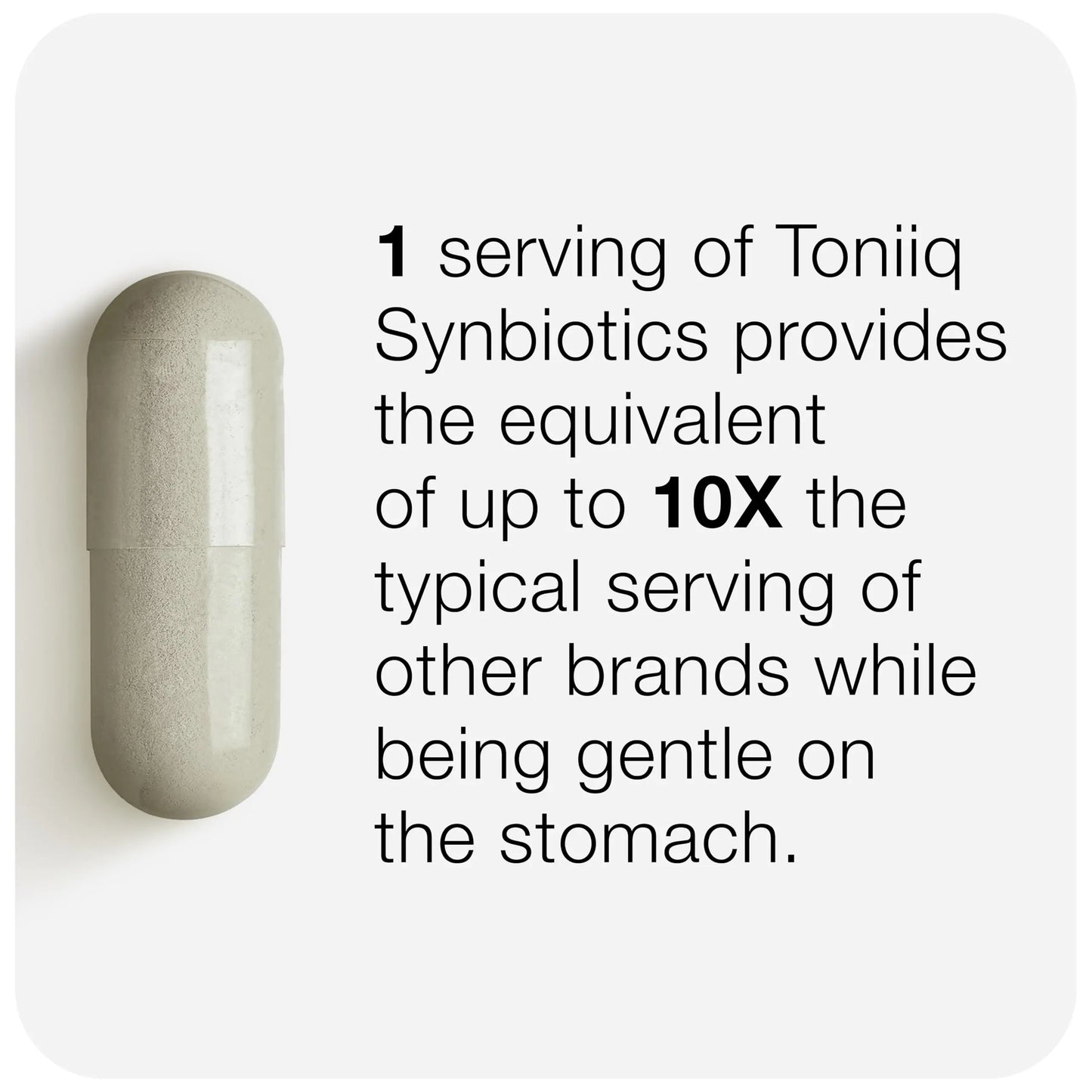 Toniiq Prebiotics and Probiotics – 200B CFU Synbiotic with Postbiotics IMMUSE® & ButyraGen® – 30 Strains for Gut & Digestive Health – Shelf-Stable Toniiq