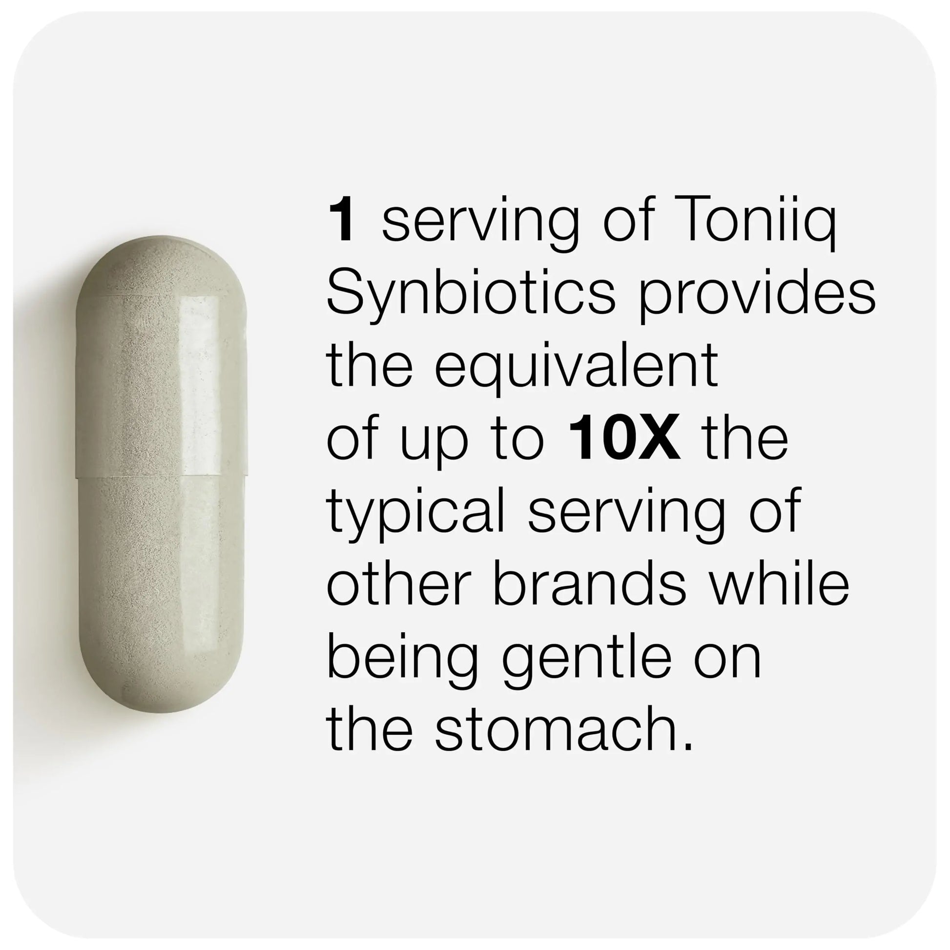 Toniiq Prebiotics and Probiotics – 200B CFU Synbiotic with Postbiotics IMMUSE® & ButyraGen® – 30 Strains for Gut & Digestive Health – Shelf-Stable Toniiq