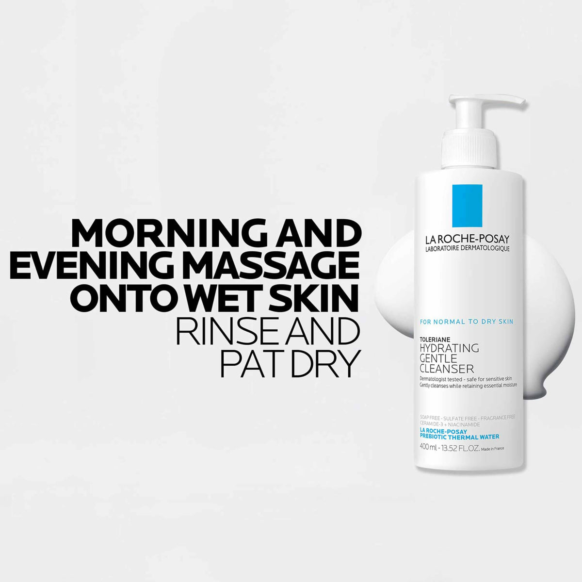 La Roche-Posay Toleriane Hydrating Gentle Facial Cleanser, 13.52oz La Roche-Posay