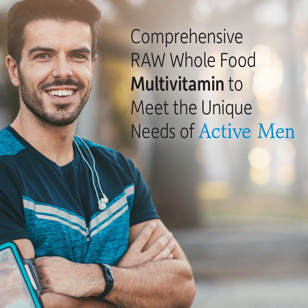 Garden of Life Vitamin Code RAW ONE for Men Once Daily Whole Food Multivitamin with Probiotics for Heart Health and Prostate Health, Non-GMO, 75 Capsules Gsupps Australia