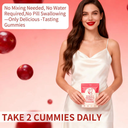 Taeci Vaginal Probiotic Gummies for Women – 5 Billion CFU with Prebiotic & Cranberry Extract – Supports pH Balance, Healthy Odor & Gut Health Taeci