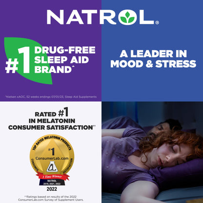Natrol Melatonin 10 mg Gummies, Sleep Support for Adults, 140 Gummies | Supplement to Fall Asleep Faster & Stay Asleep Longer, Wake Up Refreshed, 100% Drug-Free, Strawberry-flavored, 70 Day Supply Gsupps Australia