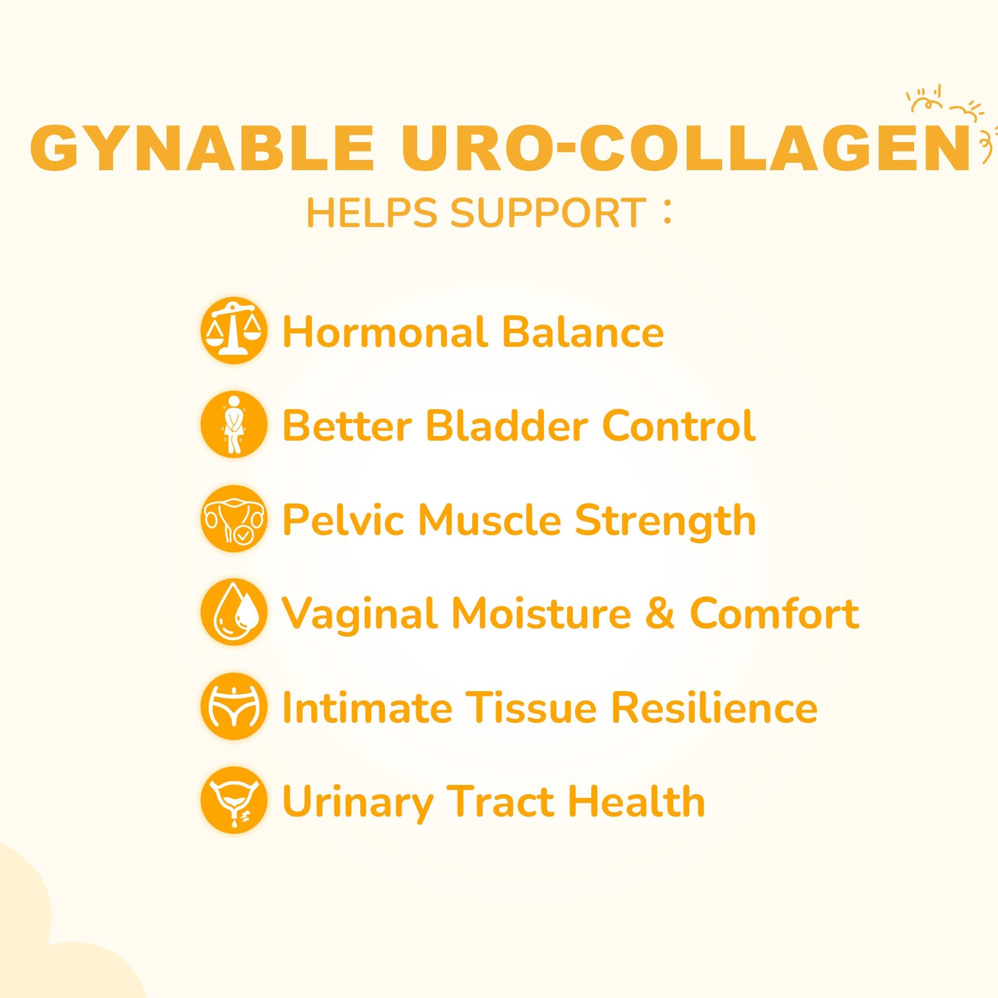 Bladder Control Supplements for Women: UroCollagen for Postpartum Recovery Supports Pelvic Floor Muscles Strength, Urinary Urgency Frequency Leakage, for Hormone Harmony Balance, Powder, 30-Day Supply Gynable buy australia supplements