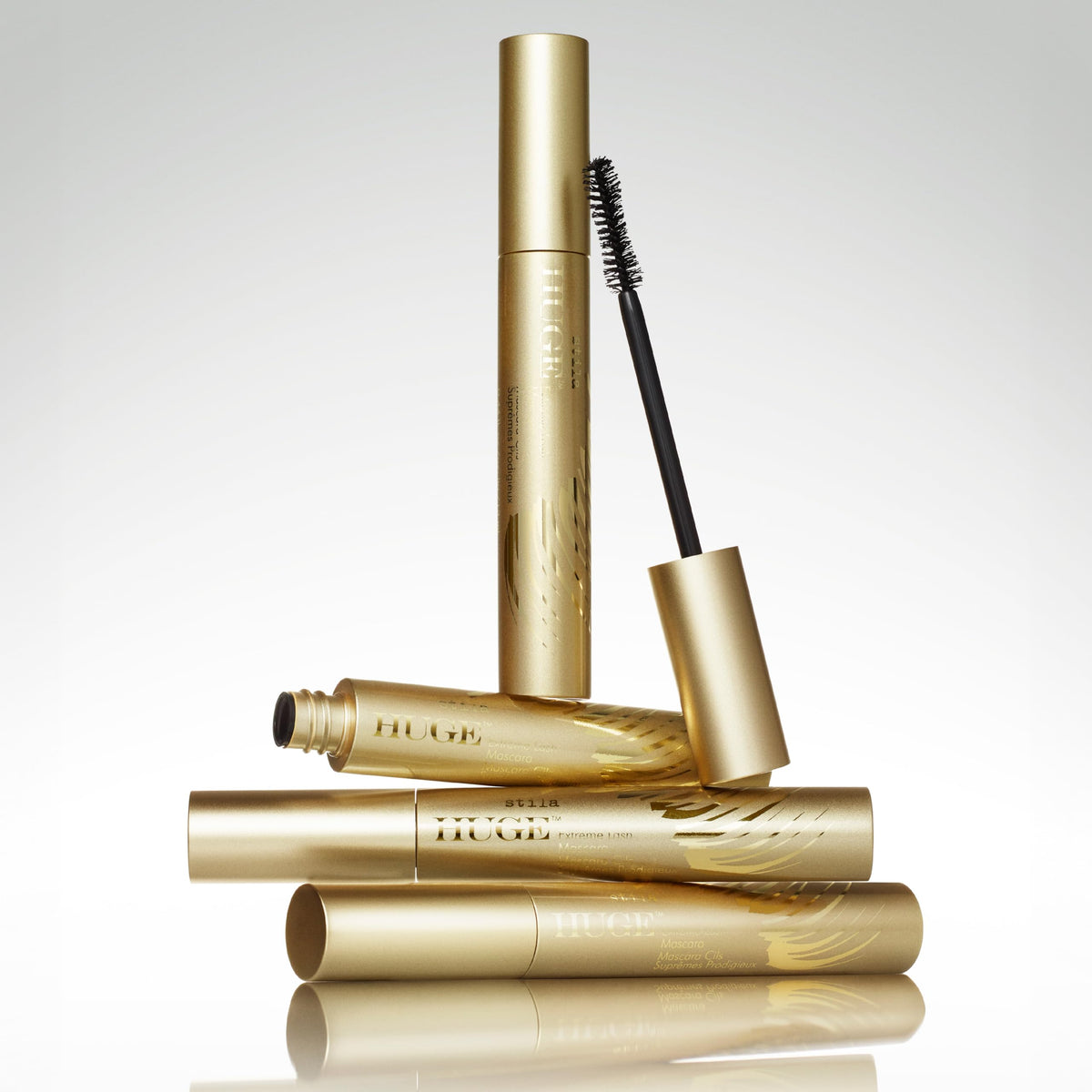 Stila HUGE Extreme Lash Volumizing Mascara, Curl & Lift, Intense Black stila
