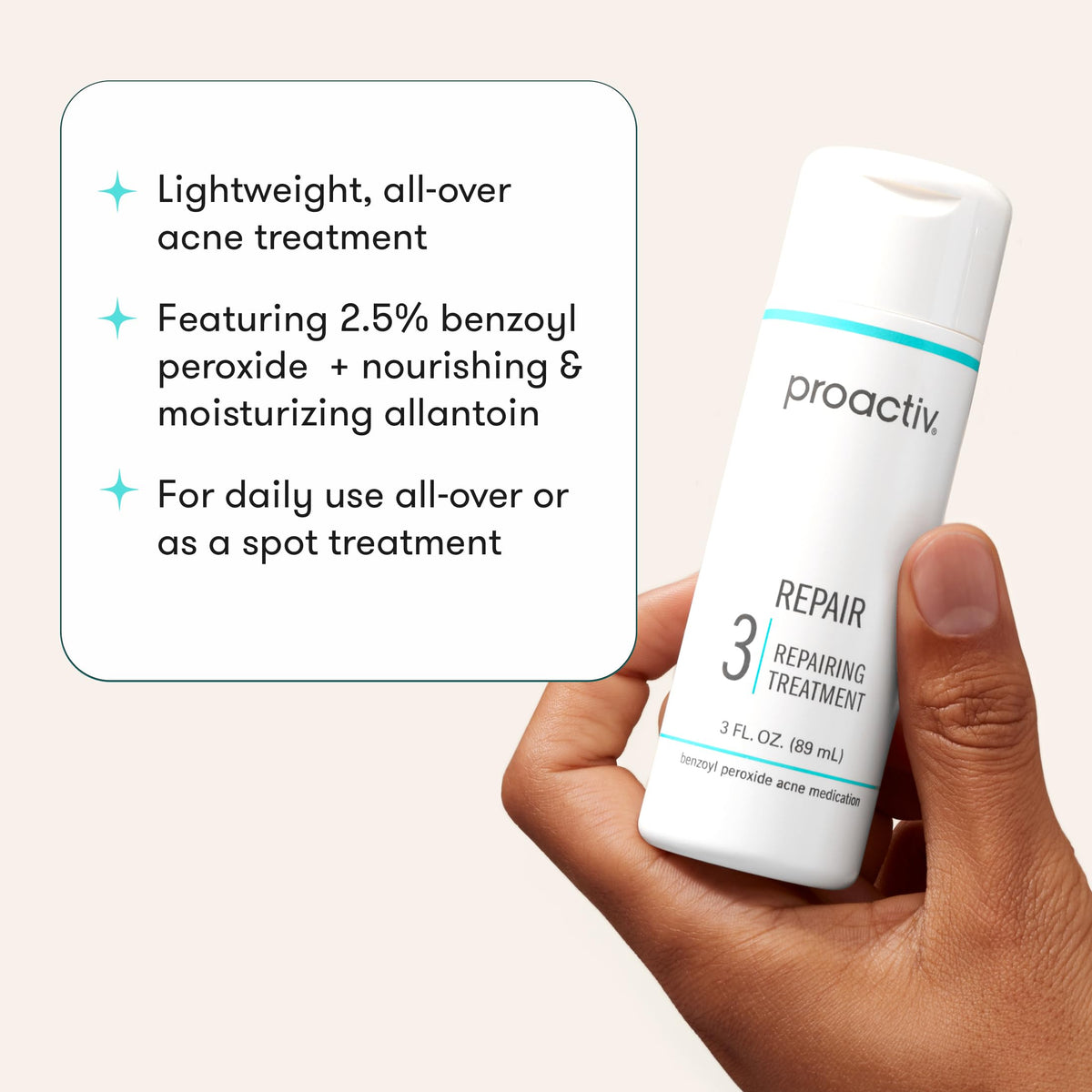 Proactiv Repair Acne Treatment Benzoyl Peroxide Spot Treatment and Repairing Serum Clear, 3 Fl Oz Proactiv