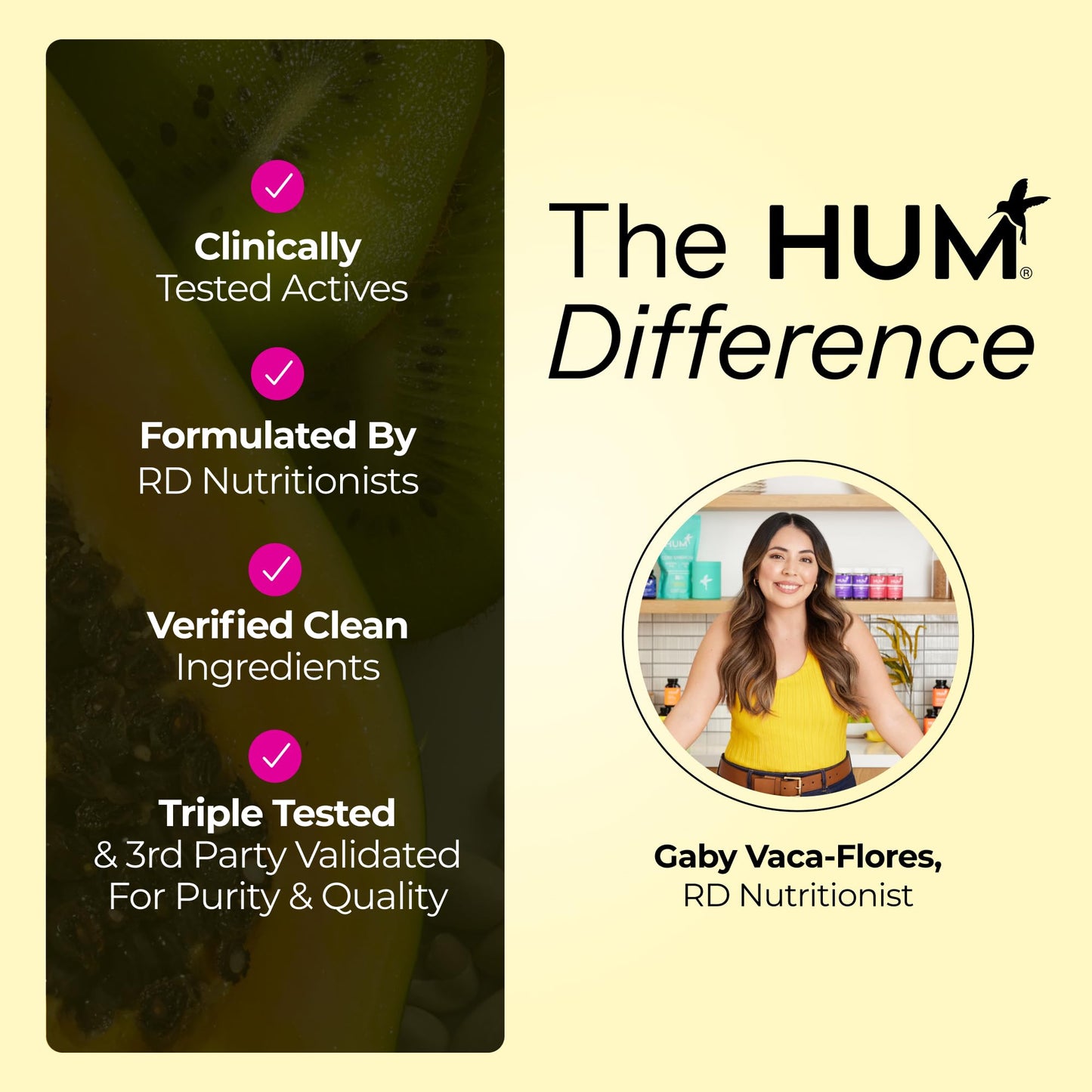 HUM Here Comes The Sun Immune Support Supplement with Vitamin D Supplements for Women and Men for a Healthy Immune System, D3 Vitamin Supports Bone Health, 30 Capsules