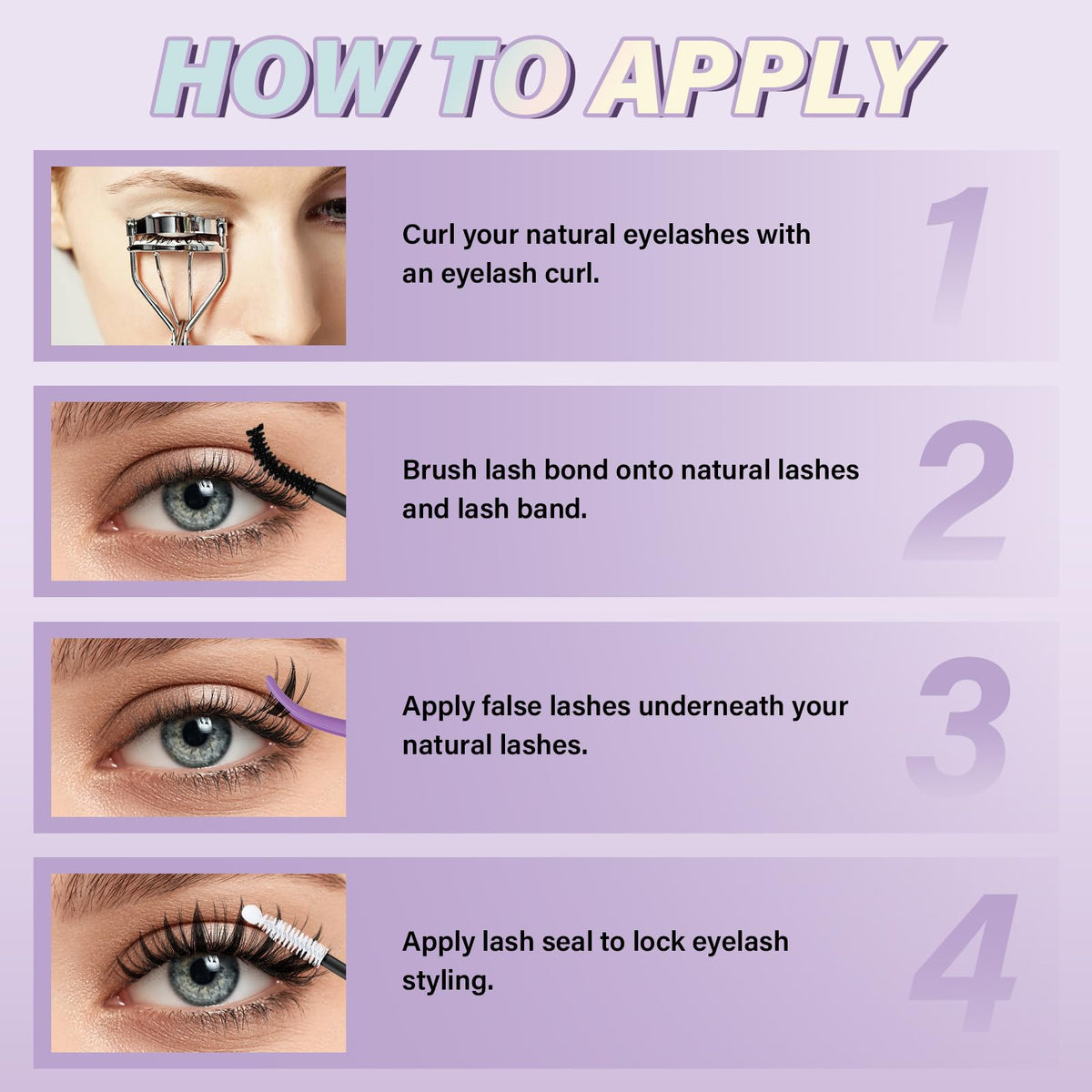 B&Q Fairy Lash Clusters - DIY Manga Lashes at Home for Beginner B&Qaugen