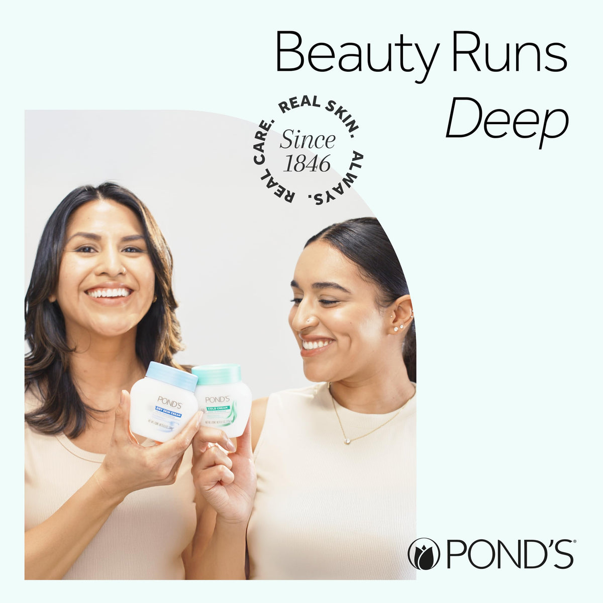 Pond's Nourishing Moisturizing Cream, Crema S, Fragrance Free, Ivory, 14.1 Oz POND'S