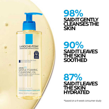 La Roche-Posay Lipikar AP+ Gentle Foaming Cleansing Oil, 13.52oz La Roche-Posay