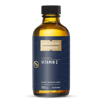 Quicksilver Scientific Liposomal Vitamin C - 1000mg Buffered Liquid Vitamin C Supplement - Immune + Antioxidant Support - Liposomes for Superior Absorption - Vegan + Non-GMO (4oz / 120ml) Quicksilver Scientific buy australia supplements