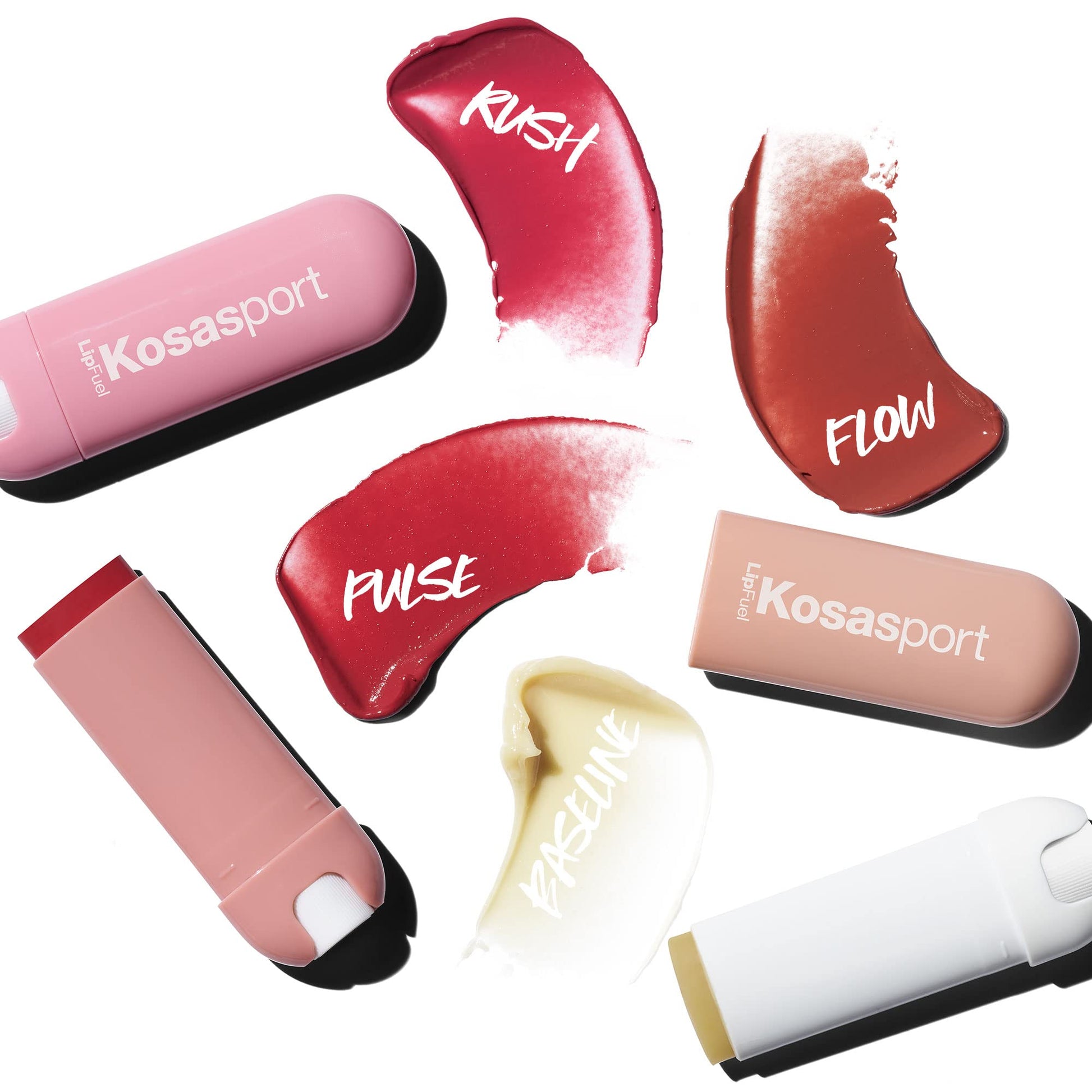 Kosas Lipfuel Hyaluronic Active Sport Lip Balm - Hydrates, Energizes and Protects - Natural Lip Treatment and Care (Flow) Kosas buy australia supplements