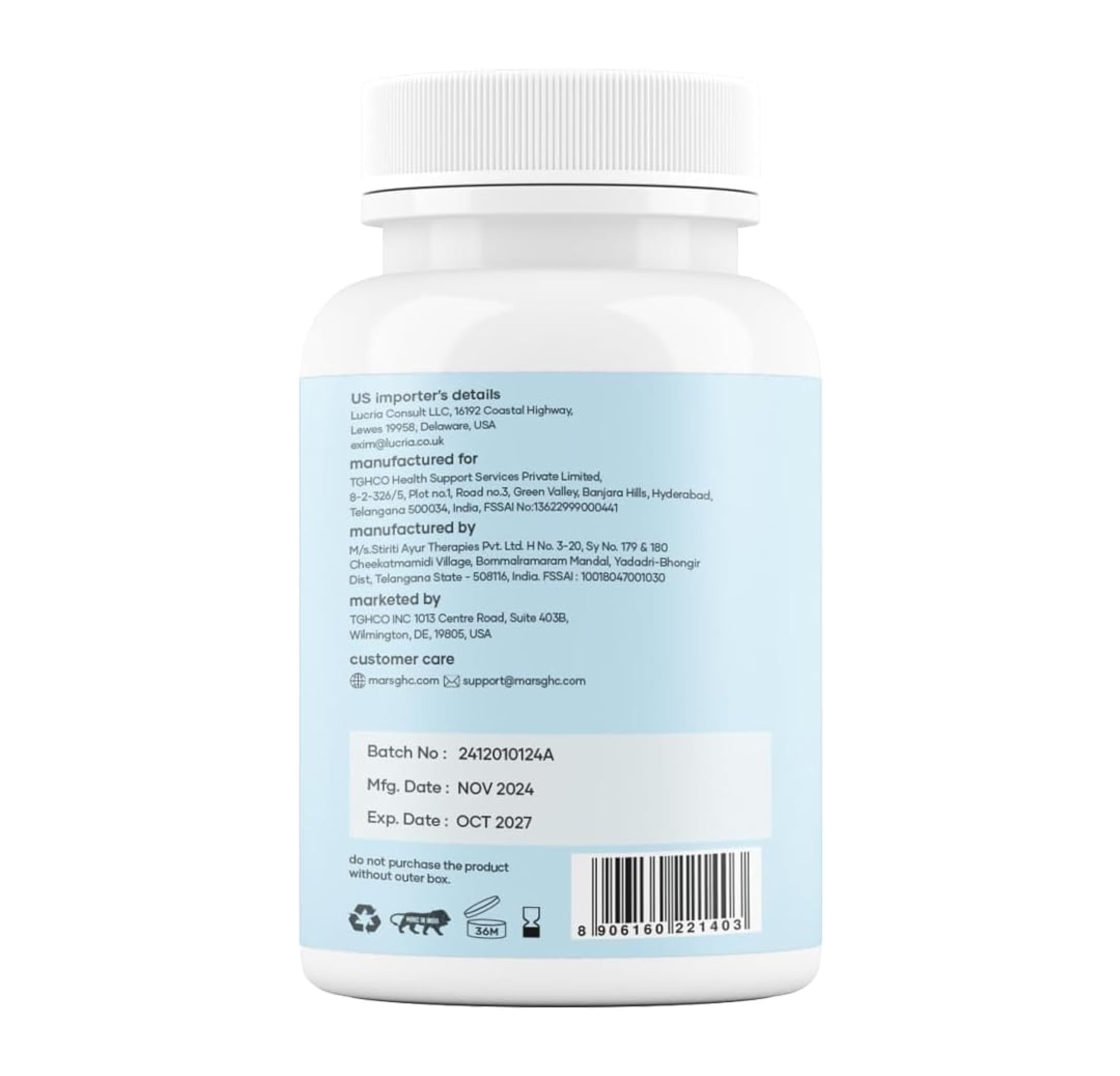 Mars Alizenol Capsules - 60 Capsules | (Pack of 3) mars by GHC buy australia supplements