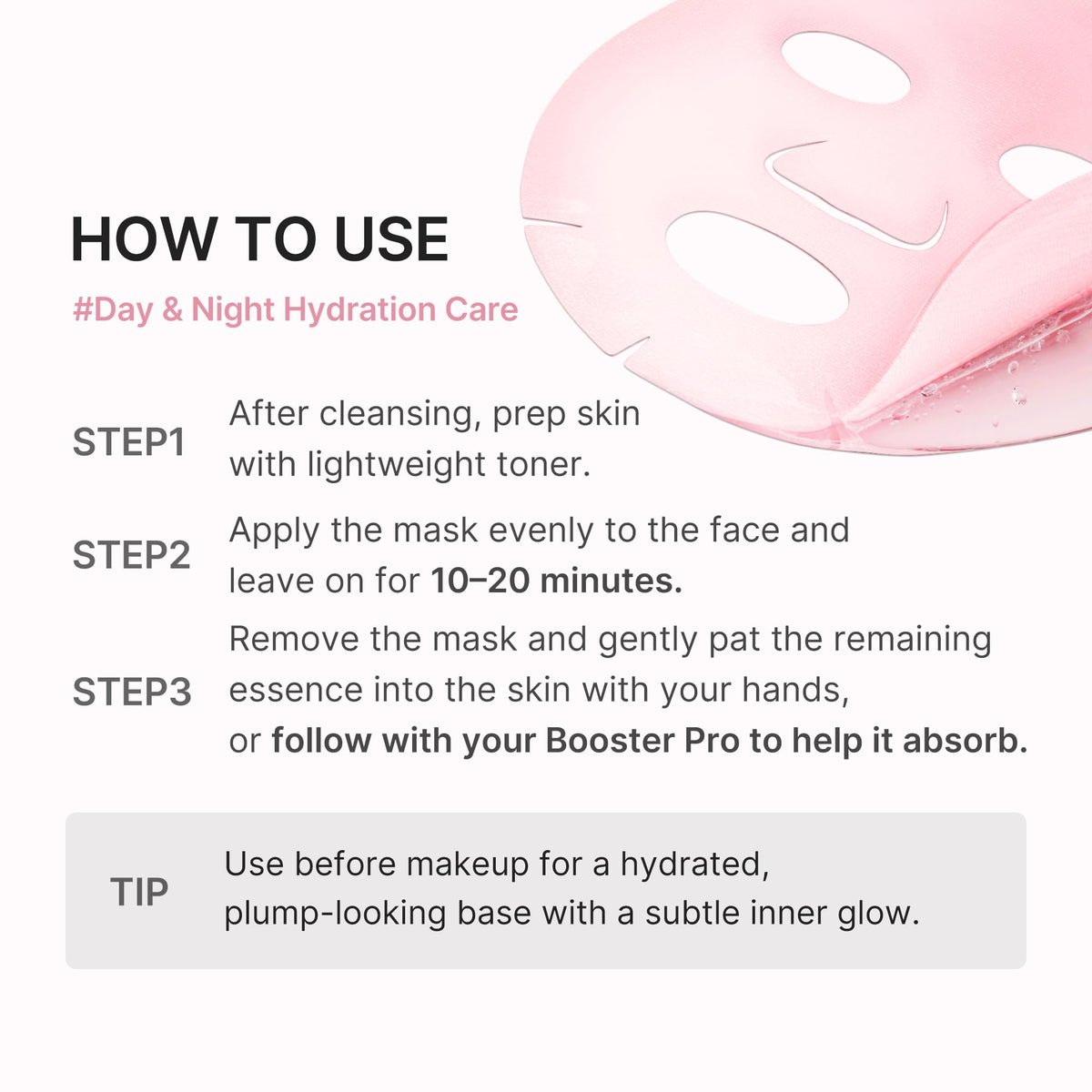 medicube PDRN Pink Peptide Ampoule Sheet Mask 6EA medicube