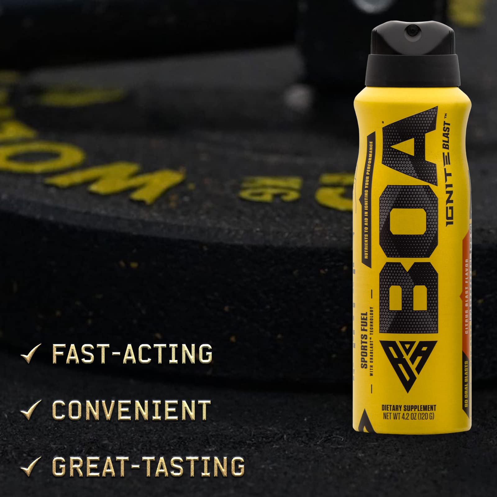 BOA Ignite Blast – Oral Aerosol Rapid Energy Solution – Pre Workout with Caffeine, B Vitamins BOA Nutrition Inc buy australia supplements