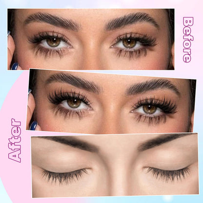 Lash Clusters Wispy Eyelash Clusters Natural CC-Curly Cluster Lashes zanlufly Wispy Individual Lashes 180Pcs Eyelash Extension 10 12 14MM DIY Lash Extension zanlufly