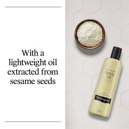Neutrogena Body Oil Light Sesame Formula, 16 fl. oz Neutrogena