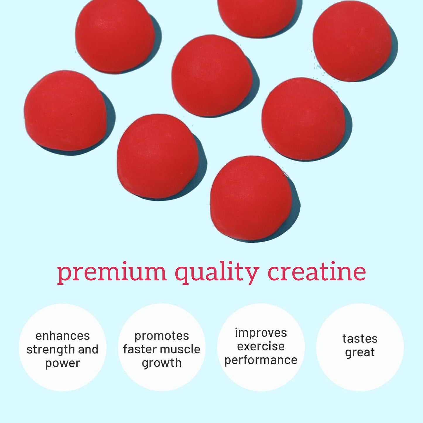 Organifi Creatine Chews - Premium Cherry Chews to Perform, Look, and Feel Better, 30-Day Supply Gsupps Australia