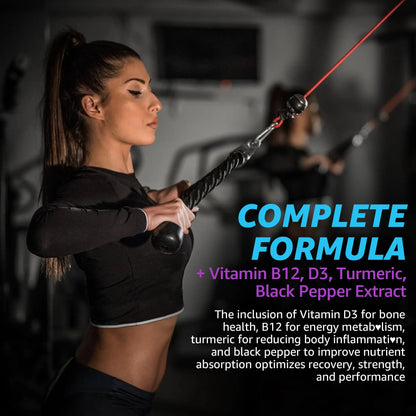 Zinc and Magnesium Supplement, Zinc Magnesium Aspartate Post Workout Gummies for Men Women, with Vitamin B6, B12, D3, Turmeric for Nighttime Recovery, Reduce Fatigue NEVISS