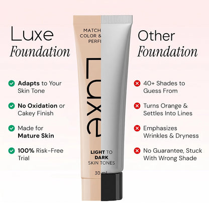 Luxe Color Changing Foundation – Medium Luxe Cosmetics