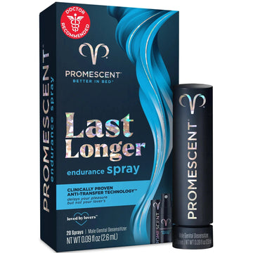 Promescent Desensitizing Delay Spray for Men Clinically Proven to Help You Last Longer in Bed - Better Maximized Sensation + Prolong Climax for Him, 2.6 ml Promescent buy australia supplements
