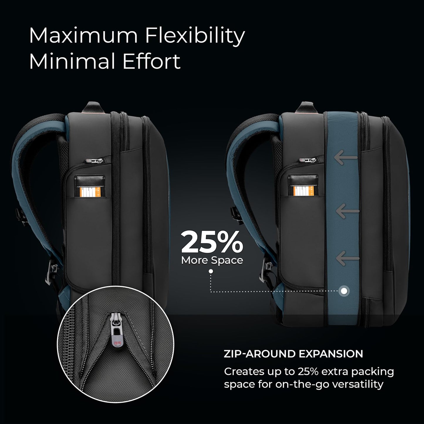 Briggs & Riley Medium Convertible Backpack Duffle Bag - Carry On for Men & Women, Use for Travel, Gym, or Work, Overnight Weekend Luggage, Shoulder Strap, Laptop Compartment - ZDX Collection, Black Gsupps Australia