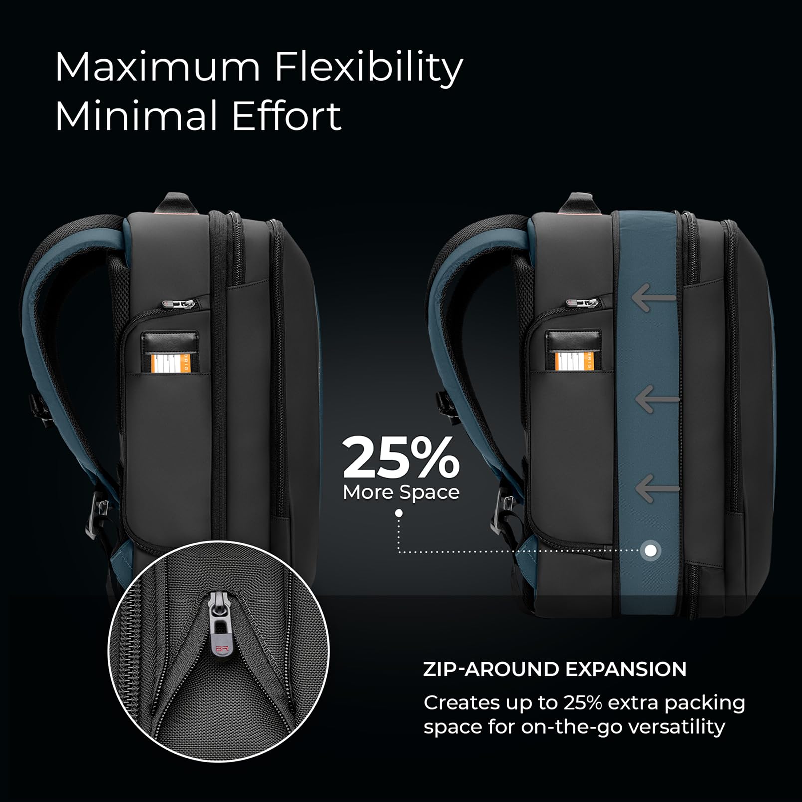 Briggs & Riley Medium Convertible Backpack Duffle Bag - Carry On for Men & Women, Use for Travel, Gym, or Work, Overnight Weekend Luggage, Shoulder Strap, Laptop Compartment - ZDX Collection, Black Gsupps Australia