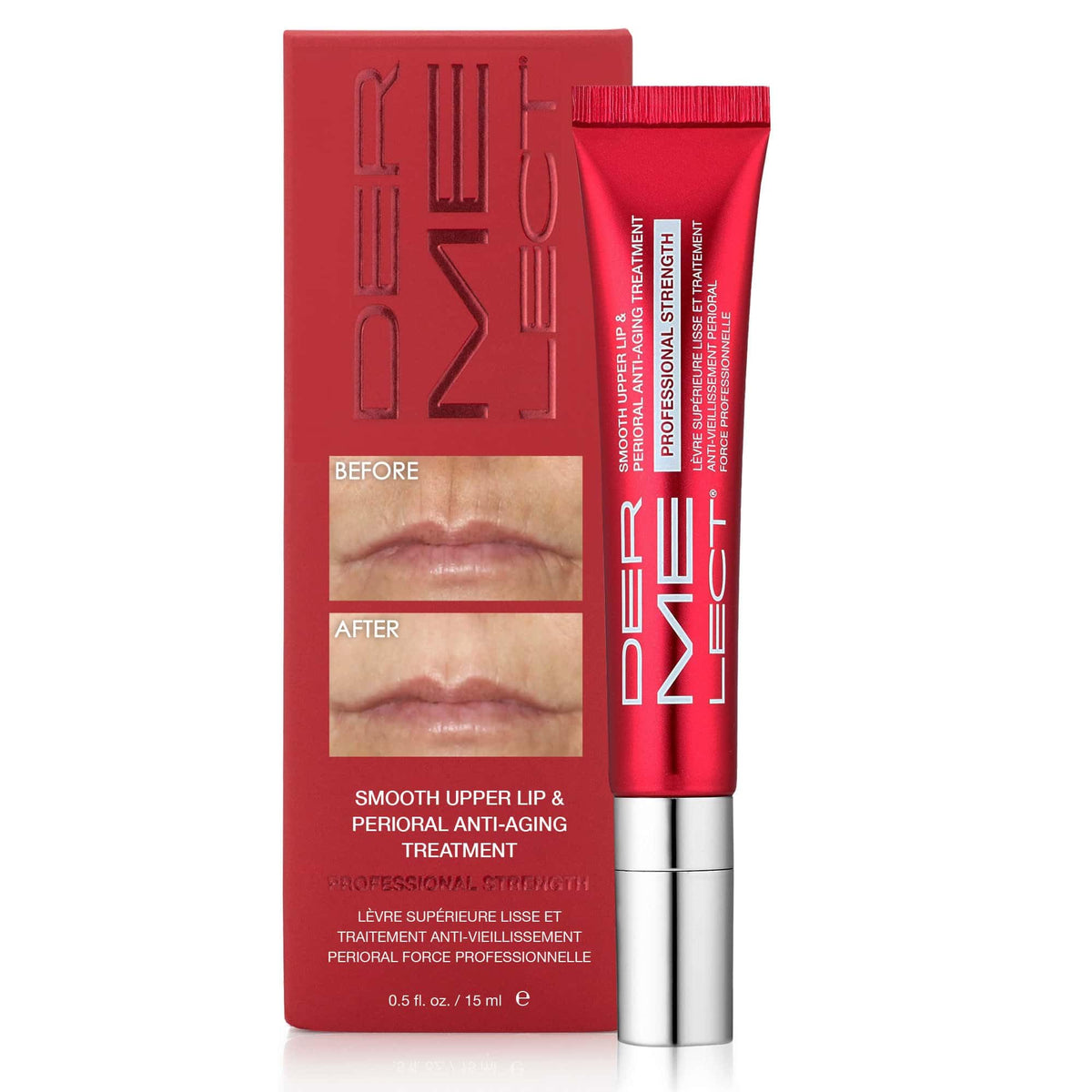 Dermelect Smooth Upper Lip & Perioral Anti-Aging Treatment - Professional Strength 15ml Dermelect