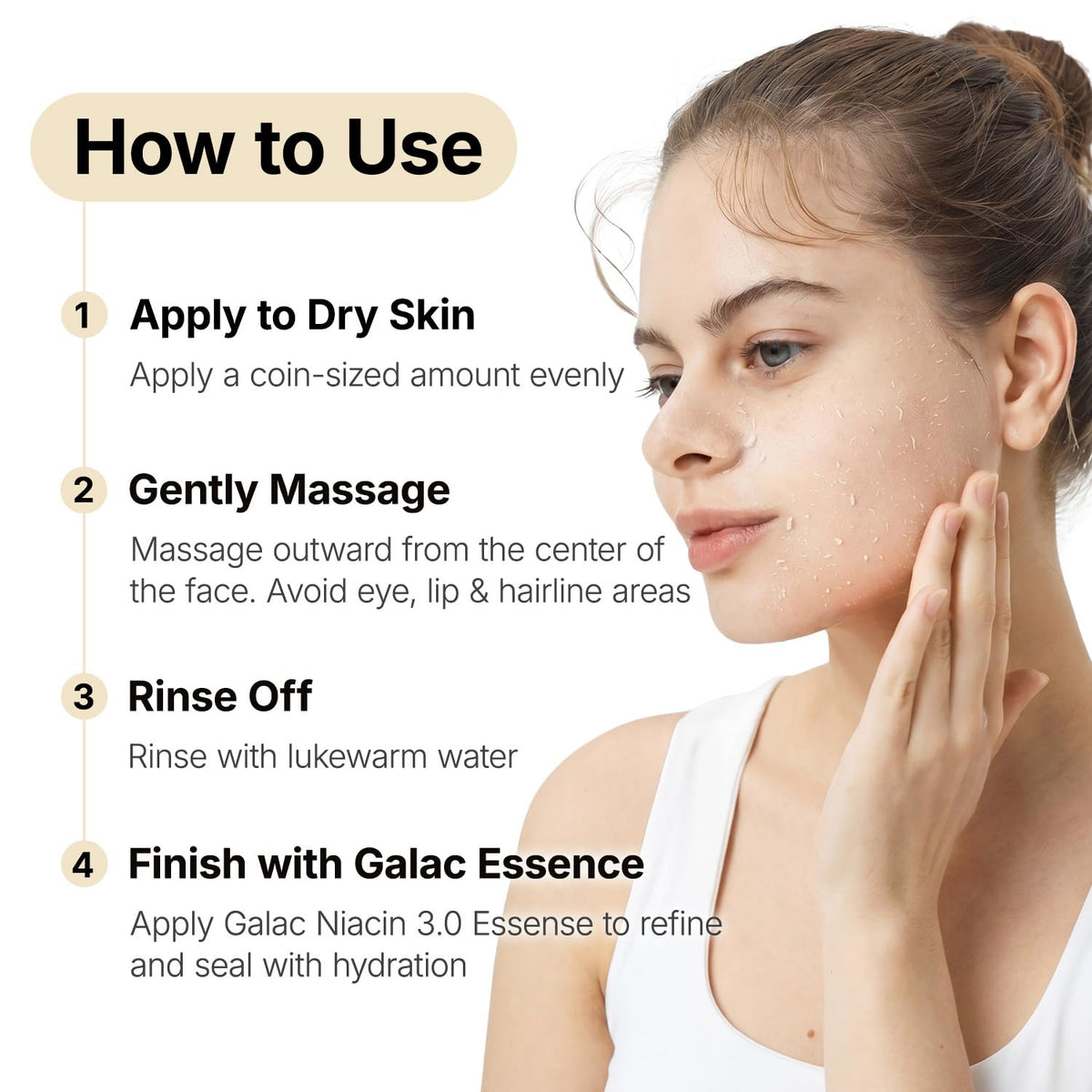 MANYO Galactomy Enzyme Peeling Gel, Gentle Face Exfoliator, 2.5 fl oz ma:nyo