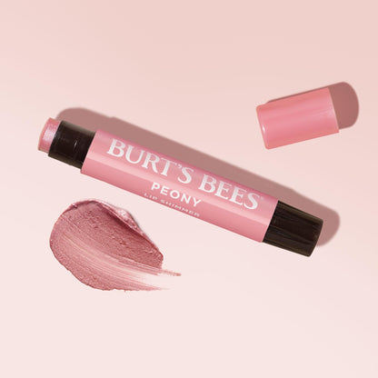 Burt's Bees Lip Shimmer Set, Peony, 0.09 oz., 4 Tubes Burt's Bees