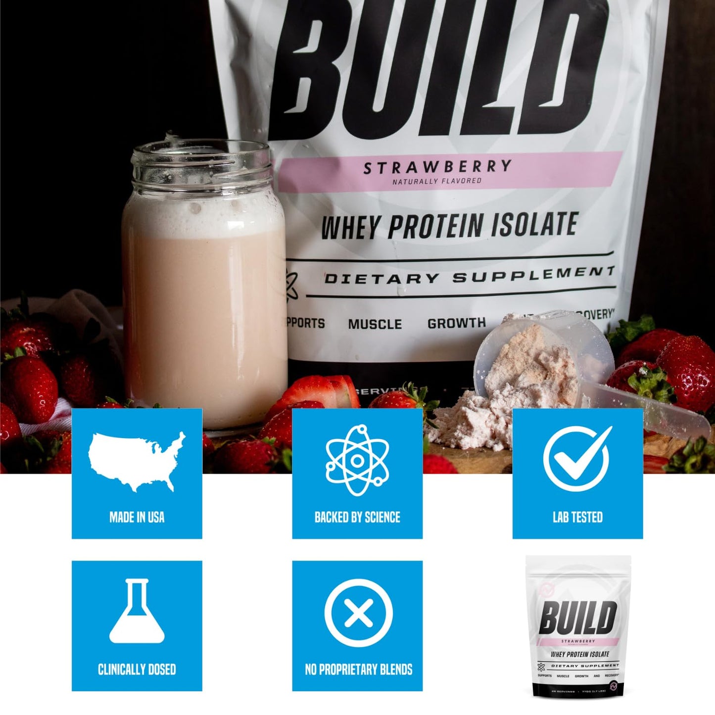 Outwork Nutrition Whey Isolate Protein Powder - Accelerates Muscle Building & Recovery - Low Lactose, Gluten-Free - Post Workout Supplement - Enhanced Protein Synthesis, Vanilla, 1.6lbs