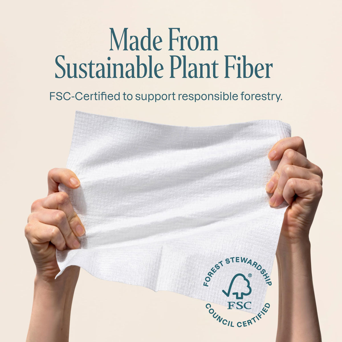 Cliganic Clean Face Towels XL, Disposable, Ultra-Absorbent, Hypoallergenic & Soft - Makeup Remover Dry Wipes, Pamper Your Face, Feel Fresh & Radiant, Hygienic Towelettes, for All Skin Types (50 Ct) Cliganic