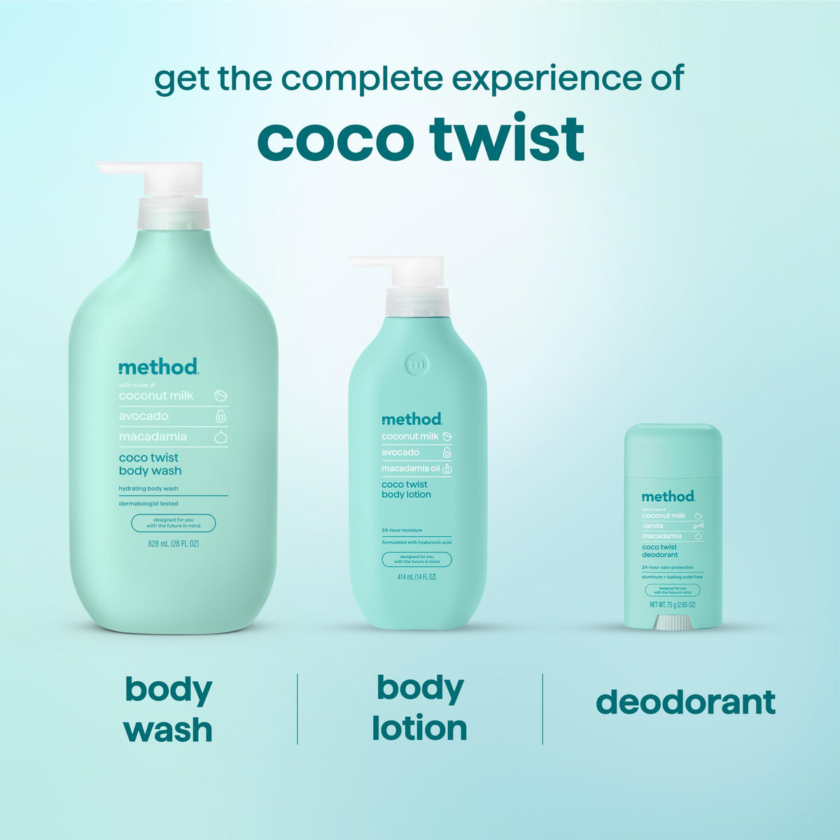 method Body Wash, Coco Twist, 28 fl oz Method