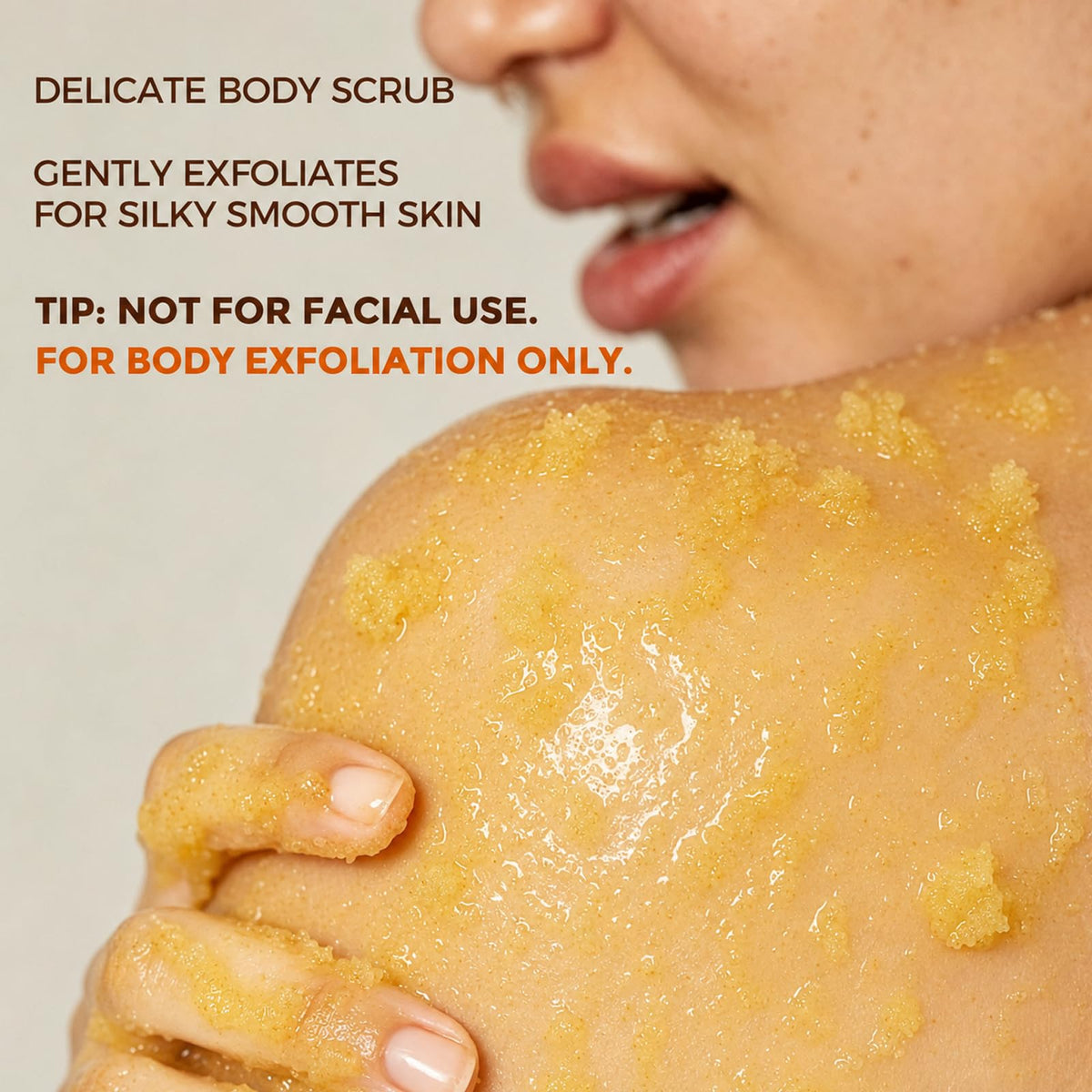 Amococo Turmeric Body Scrub, Botanical Skin Cleanser for Dullness & Uneven Tone, Gentle Exfoliating Scrub for Smooth & Glowing Skin Texture, 9.8 oz Amococo