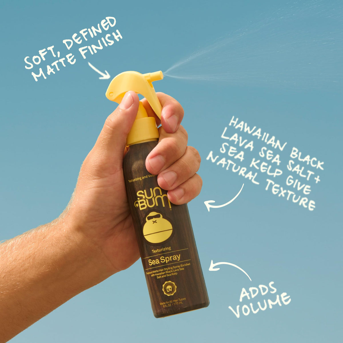 Sun Bum Sea Spray Texturizing & Volumizing Sea Salt Hair Spray - 6 oz Sun Bum