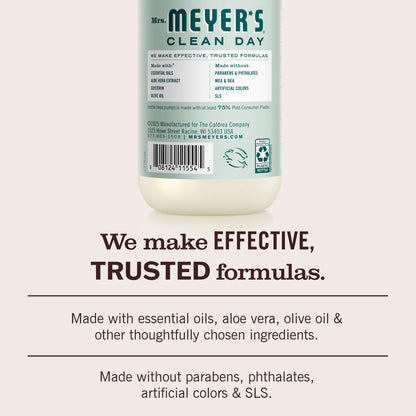 MRS. MEYER'S CLEAN DAY Liquid Hand Soap, Birchwood, 12.5 fl oz, 3 Pack Mrs. MEYER'S