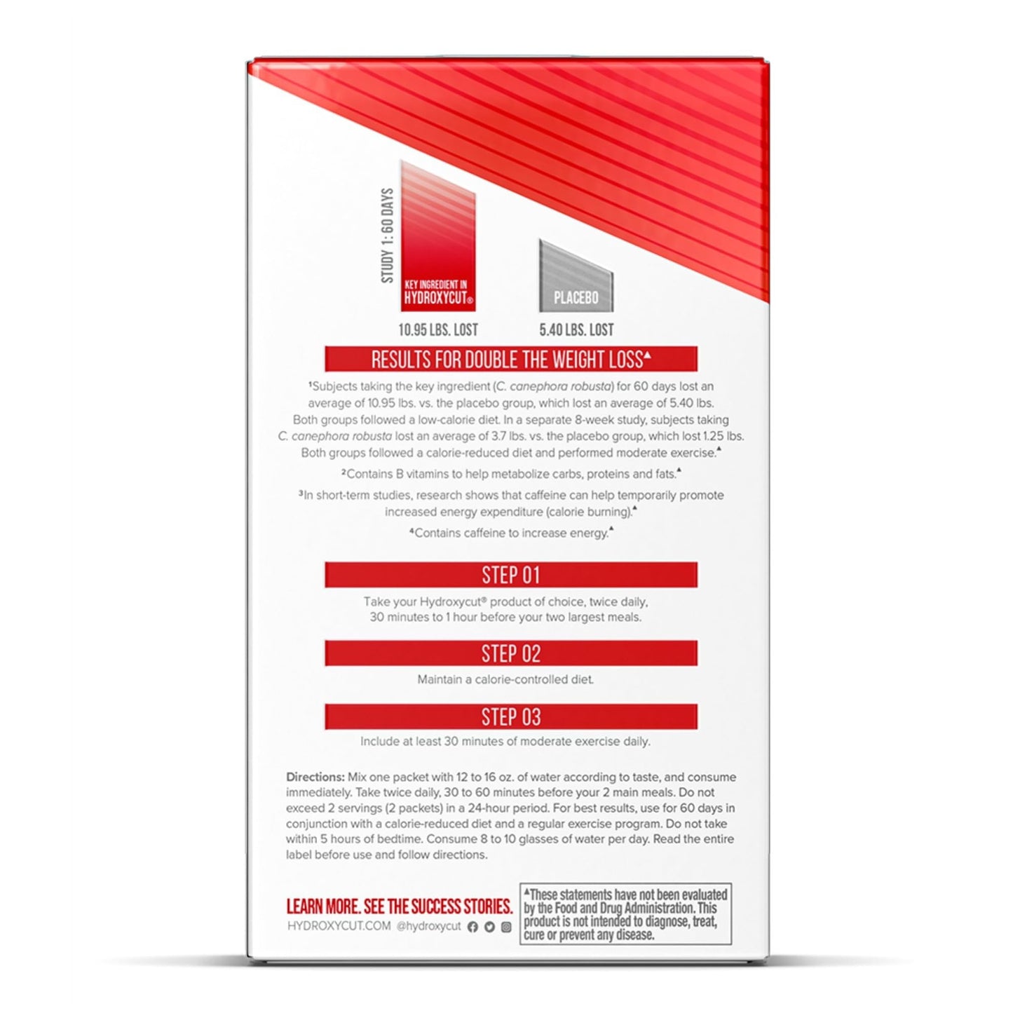 Hydroxycut Drink Mix, Wildberry Blast - 21 Travel-Size Packets - Zero Calories, Zero Sugar - Boost Metabolism, Burn Calories Hydroxycut